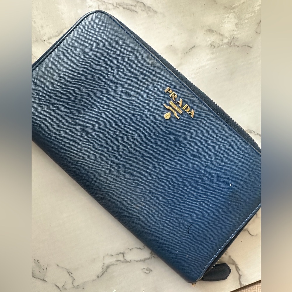 Authentic Prada zippy wallet
